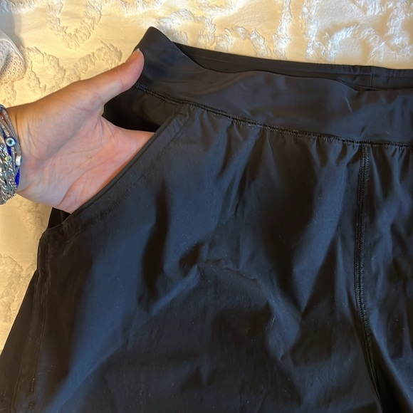 Lands’ End Plus Size Quick Dry Swim Shorts with Panty - Picture 5 of 6